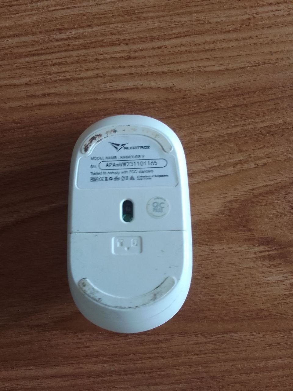 Alcatroz Airmouse V Wireless Mouse - White/Light Green